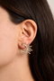 Heliophilia Silver Pendientes de Oro con Recubrimiento de Laca